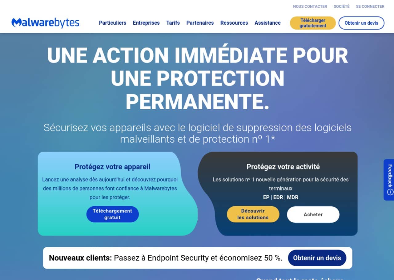 Malwarebytes Anti-Malwares : protection PC contre les malwares