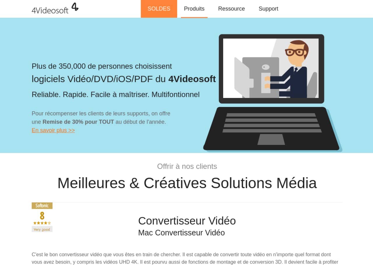 4Videosoft : convertisseur pour les vidéos