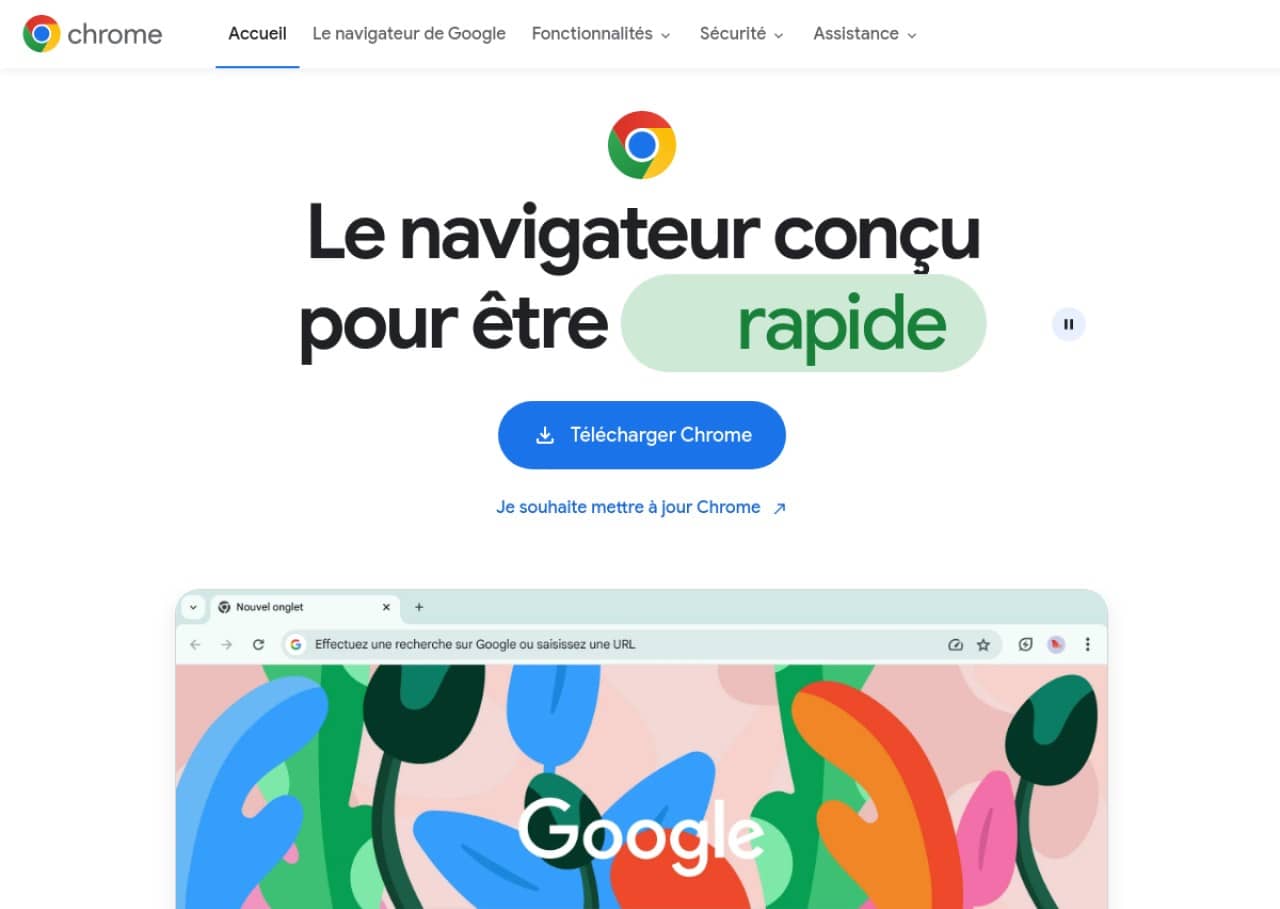 Chrome : parcourez le Web avec un navigateur sécurisé