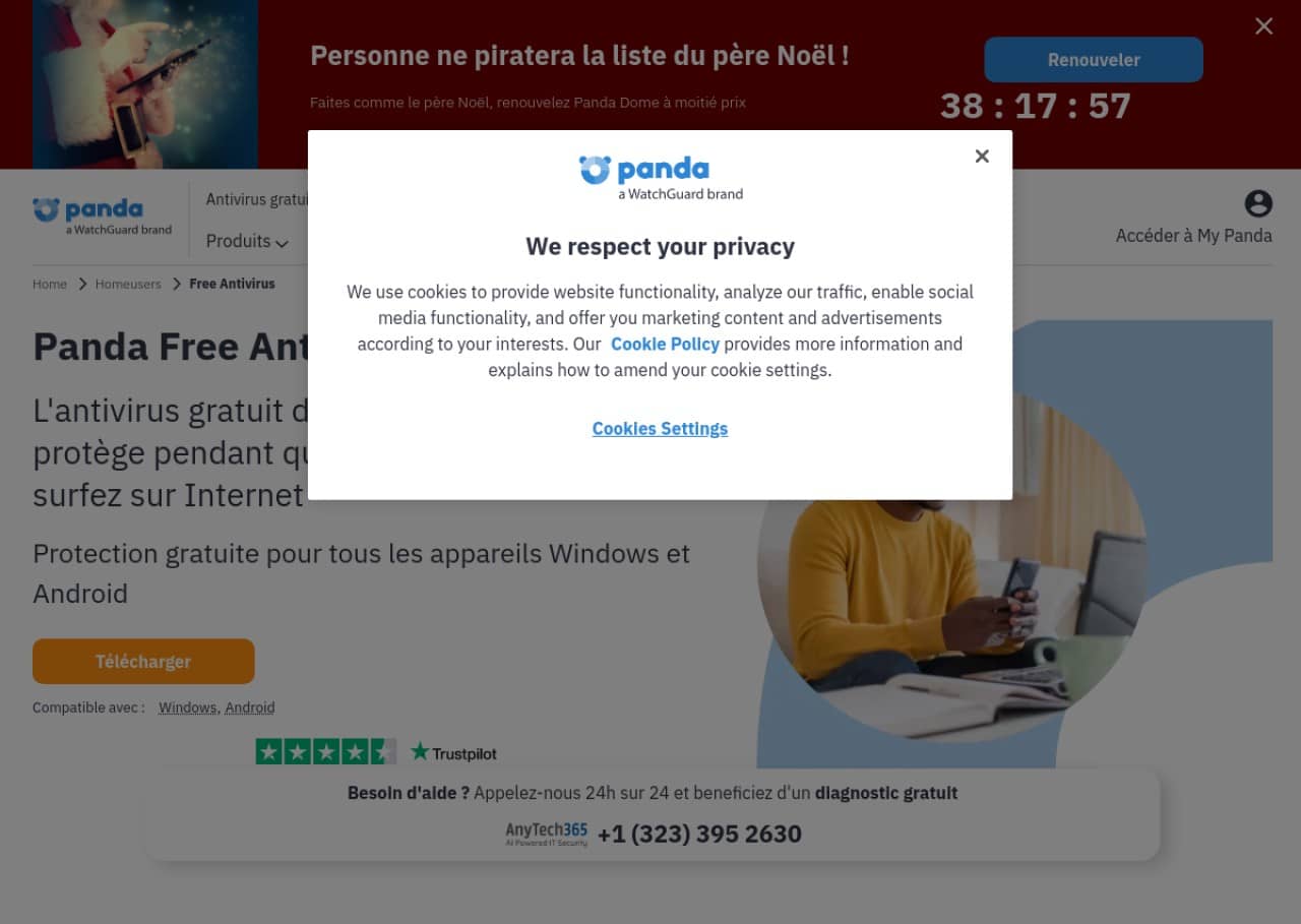 Panda Security  : protection antivirus gratuit pour Windows