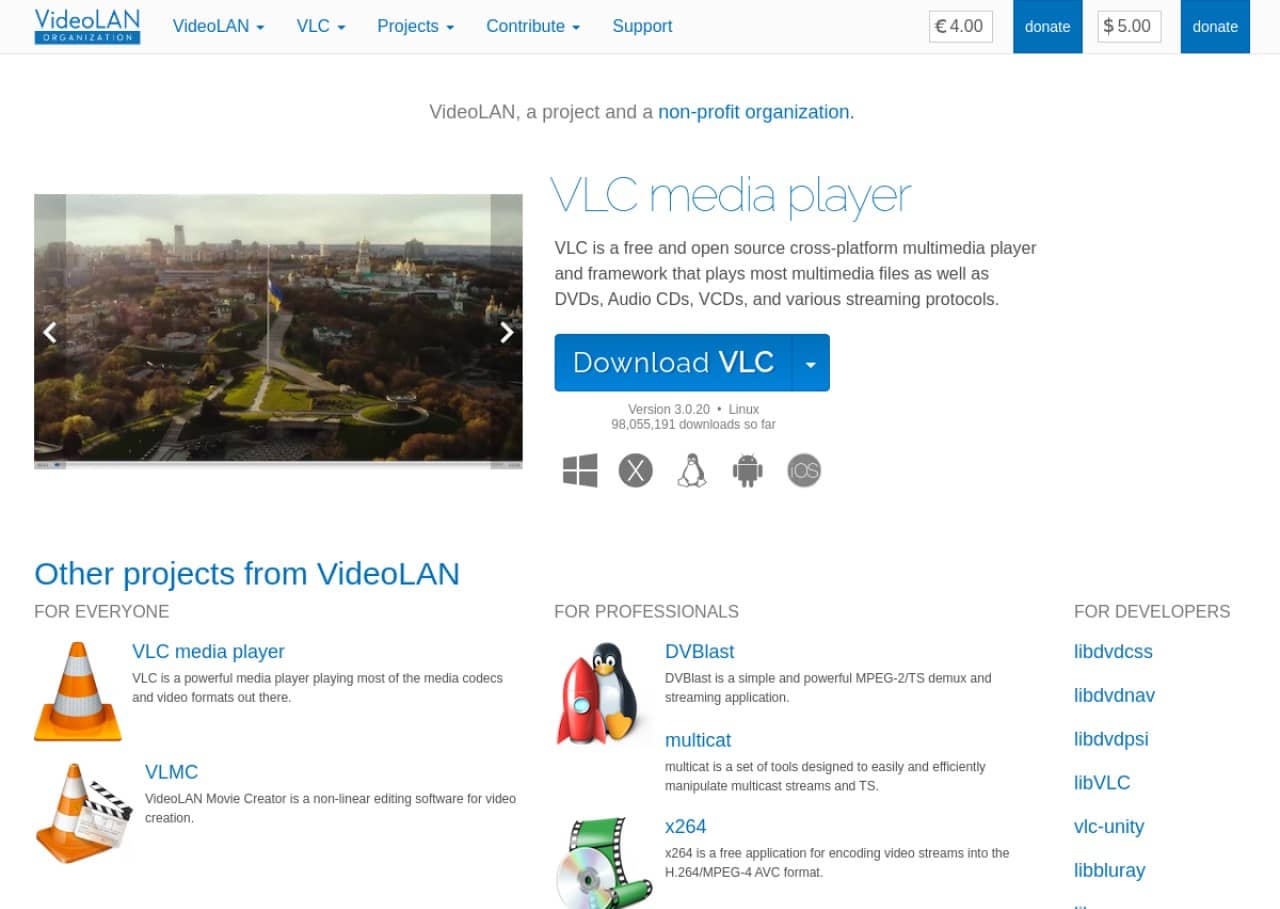 VLC Media Player : lecteur multimédia gratuit et libre